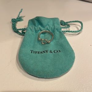 Tiffany & Co Elsa Peretti Open Heart Ring